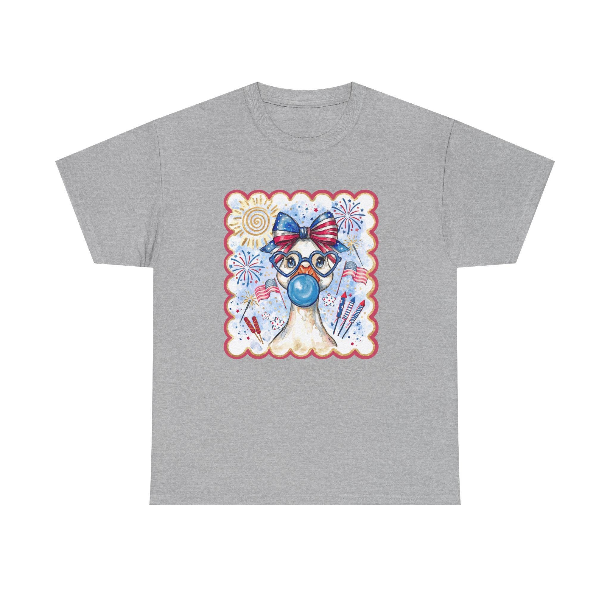 Patriotic Llama with Sunglasses Tee | 4th of July, Americana