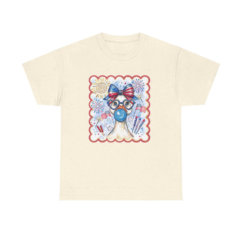 Patriotic Llama with Sunglasses Tee | 4th of July, Americana