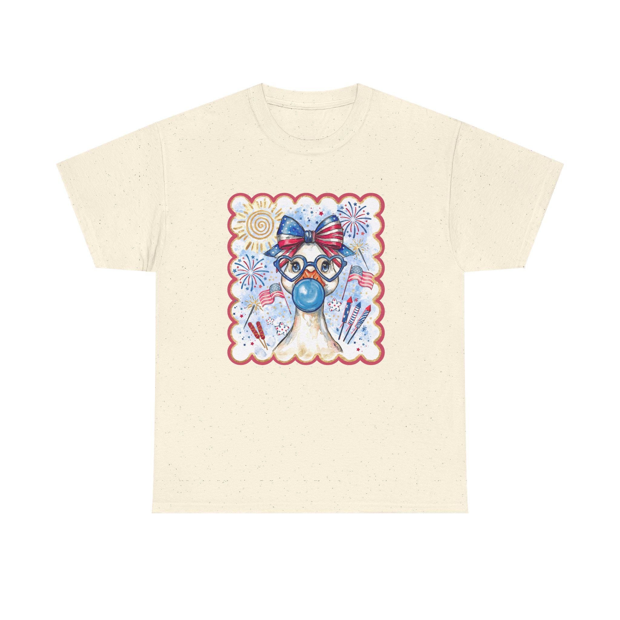 Patriotic Llama with Sunglasses Tee | 4th of July, Americana