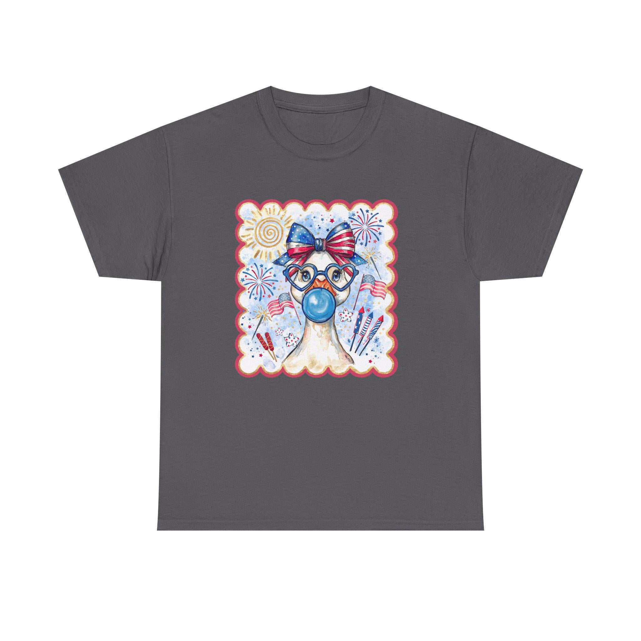 Patriotic Llama with Sunglasses Tee | 4th of July, Americana
