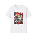 Patriotic Bald Eagle America 250 T-Shirt | American Flag Graphic