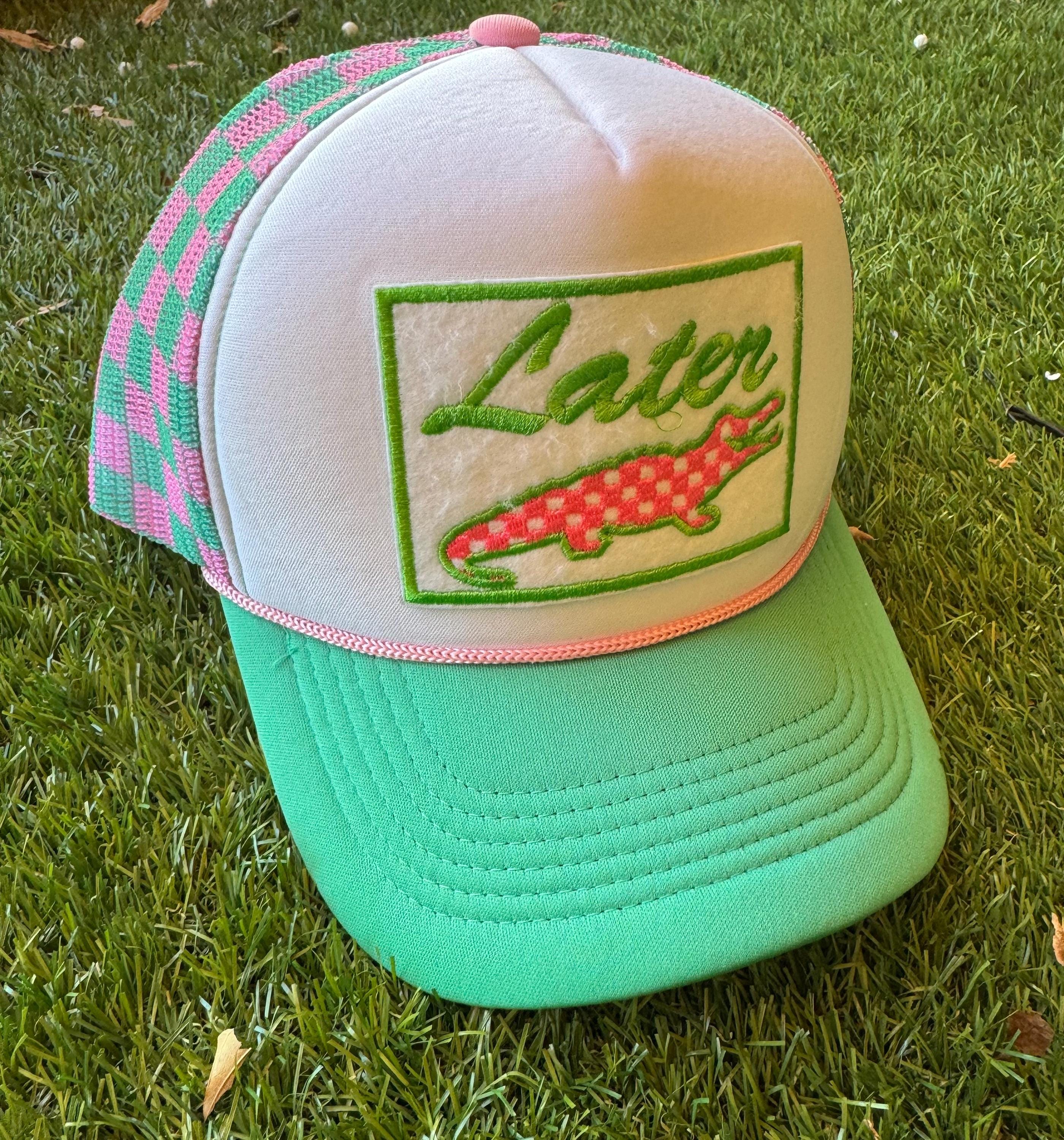 Later Gator custom trucker hat
