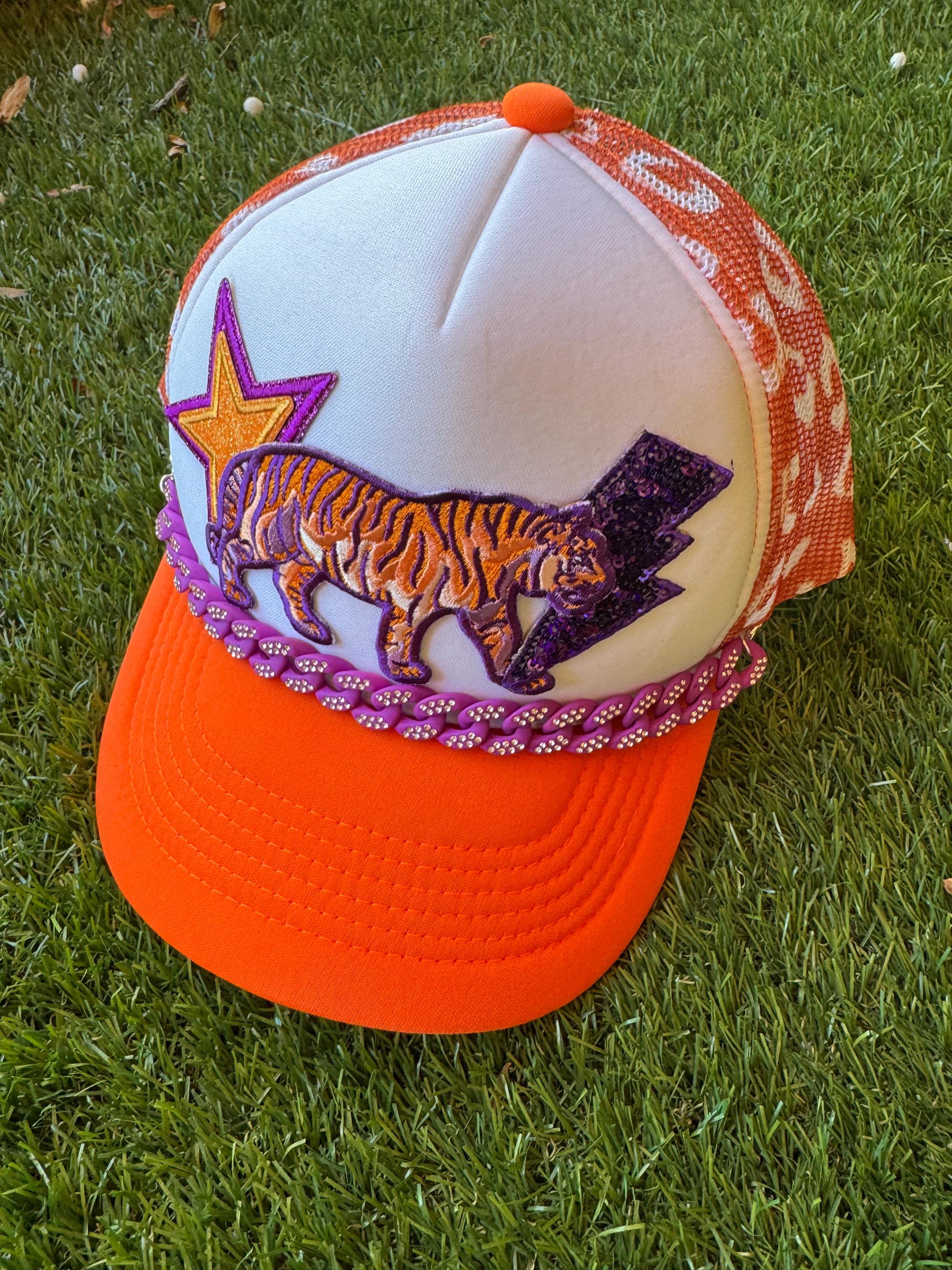 Clemson Tiger trucker hat