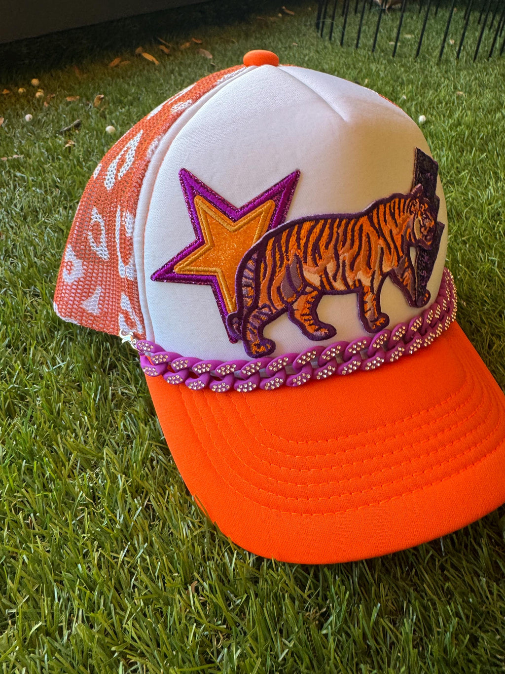 Clemson Tiger trucker hat