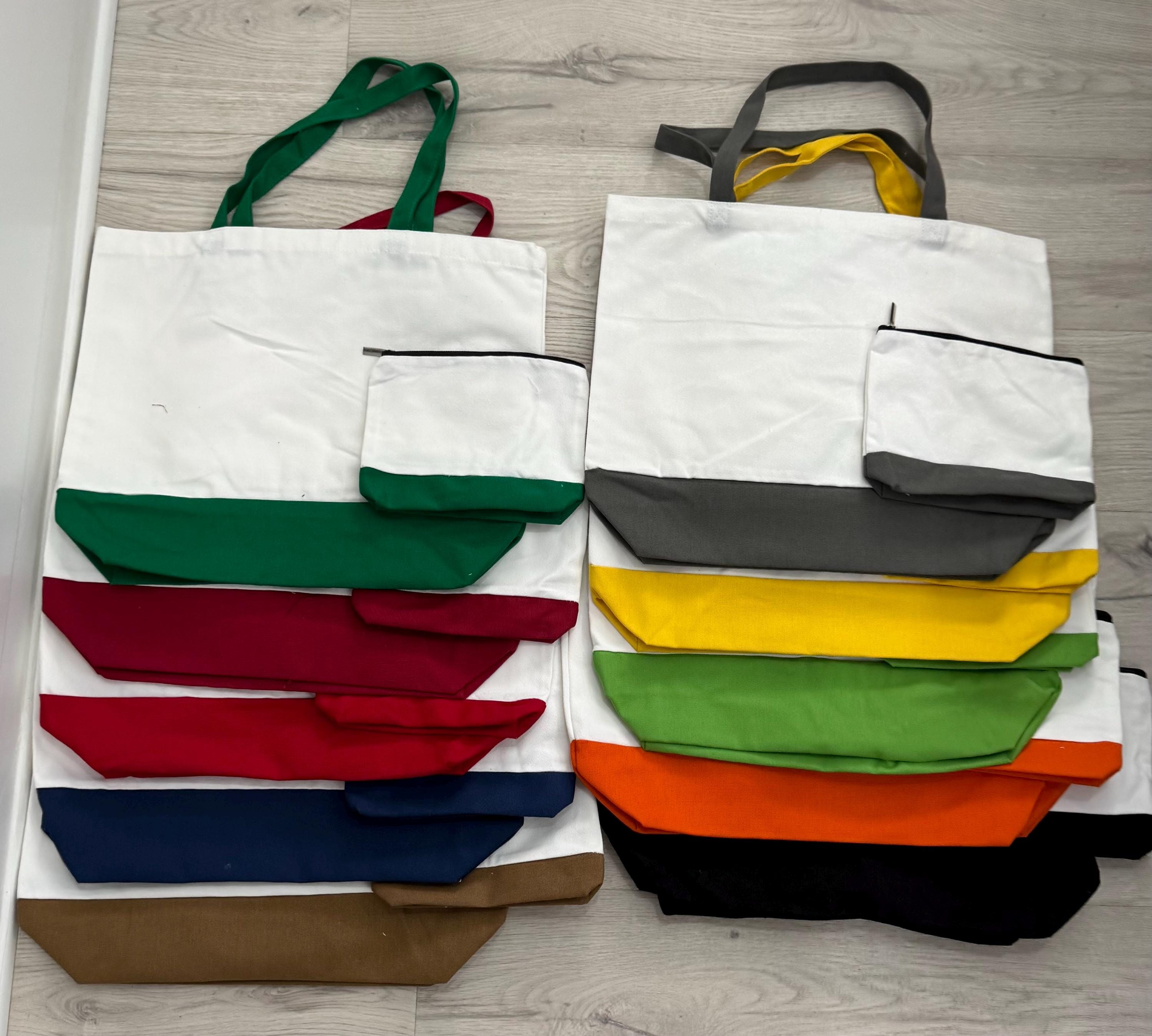 Canvas tote bag set