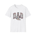 Camo DAD Letters with Flying Duck T-Shirt | Hunting Dad Tee