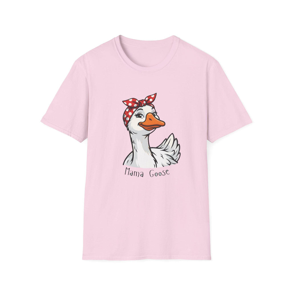 Mama Goose T-Shirt | Retro Bandana Goose Illustration Tee