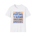 Praying Mama Raising Warriors T-Shirt | Christian Mom Faith Graphic