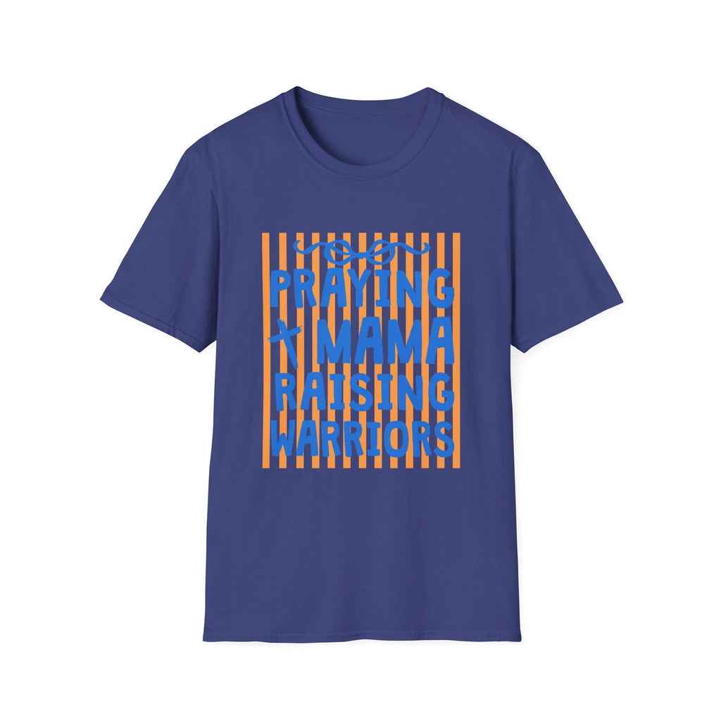 Praying Mama Raising Warriors T-Shirt | Christian Mom Faith Graphic