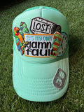 Jimmy Buffet theme trucker hat