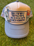 Thrift theme trucker hat