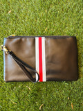 Preppy on the Go Clutch in Black