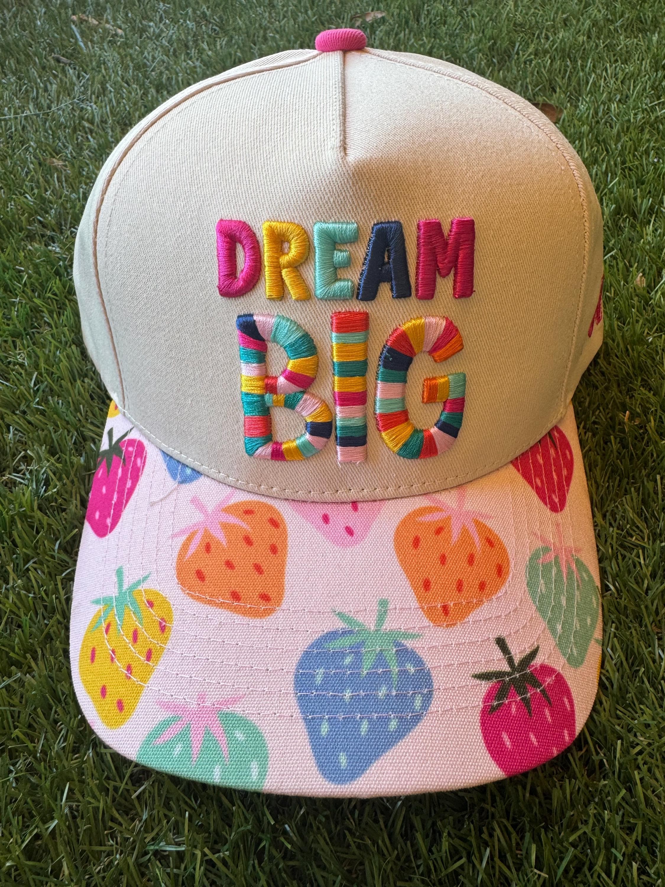 Dream Big embroidered hat