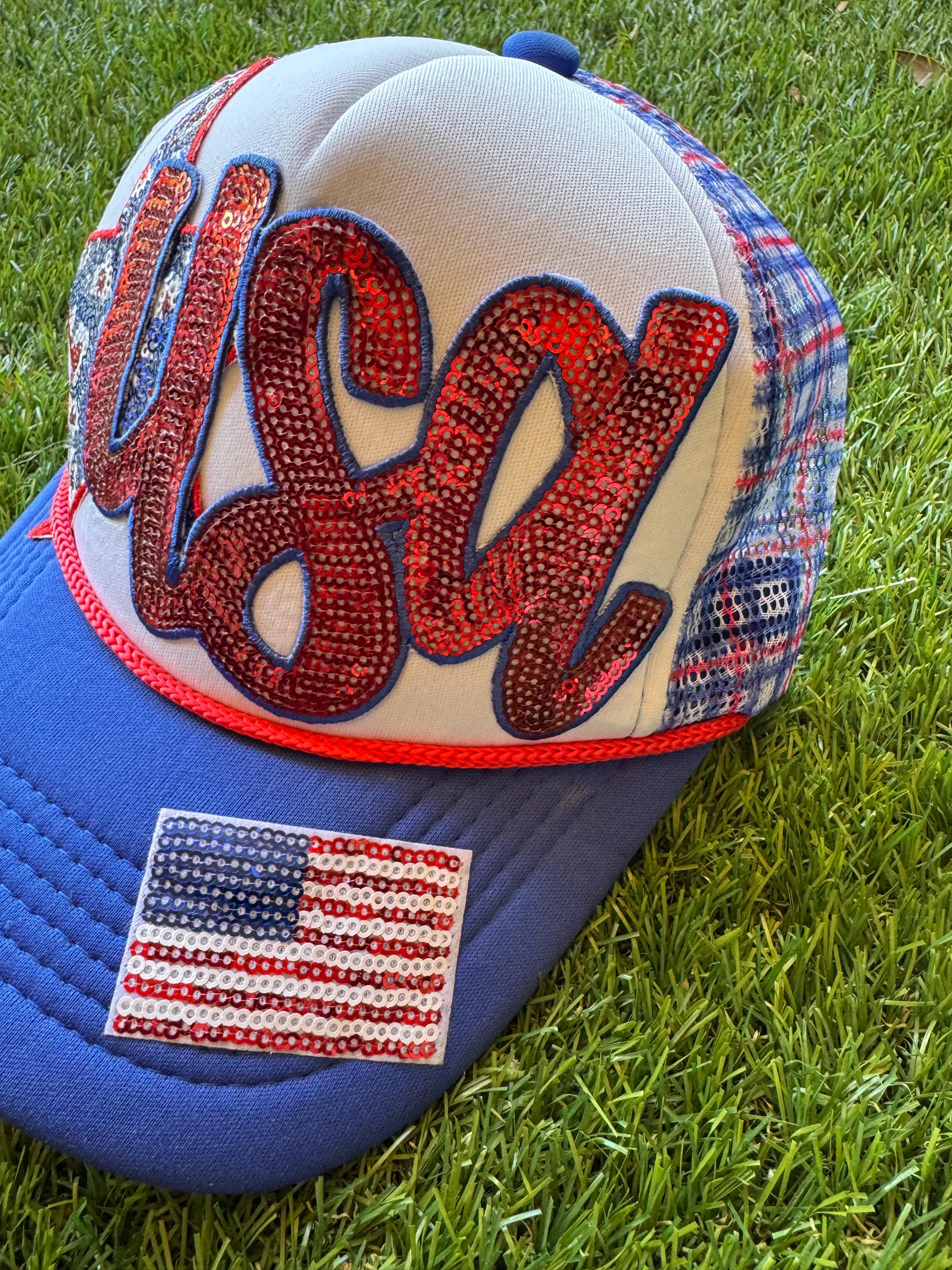 USA with Red, White and Blue star