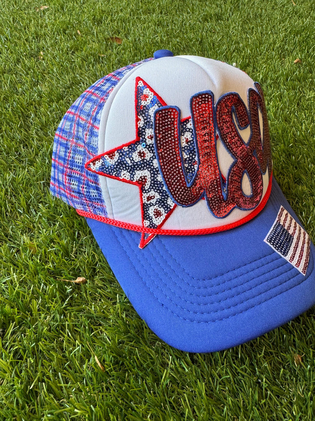 USA with Red, White and Blue star