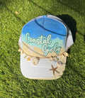 Coastal Girly with seashell hat chain