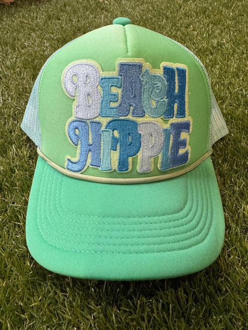 Beach Hippie on magna pony trucker hat