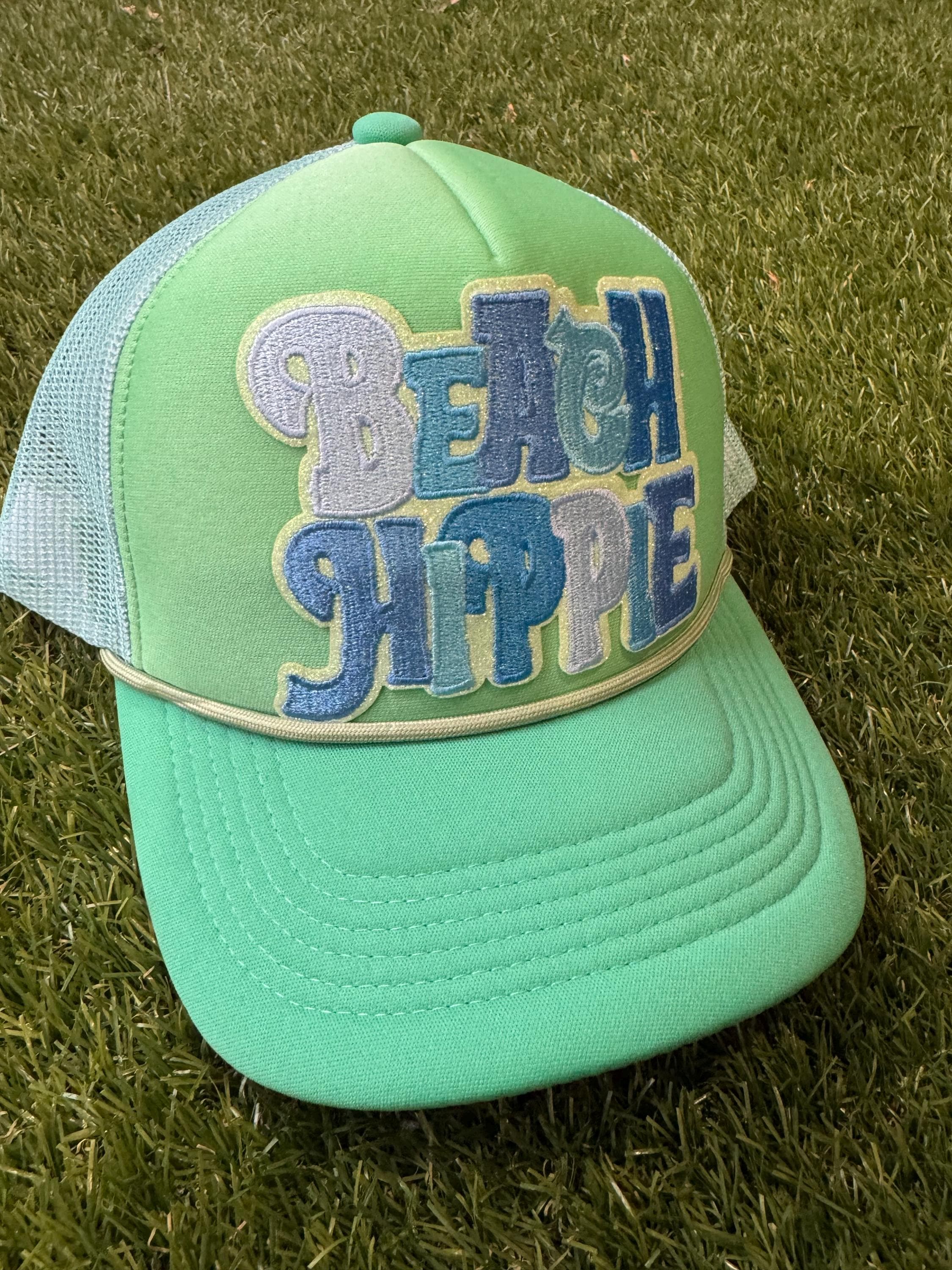Beach Hippie on magna pony trucker hat