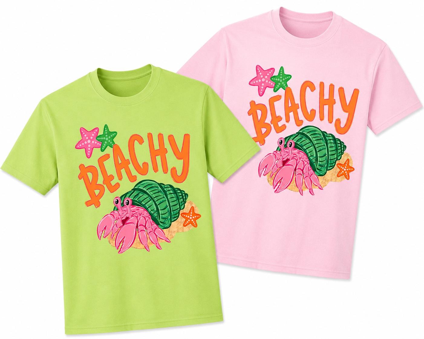Beachy with a crab