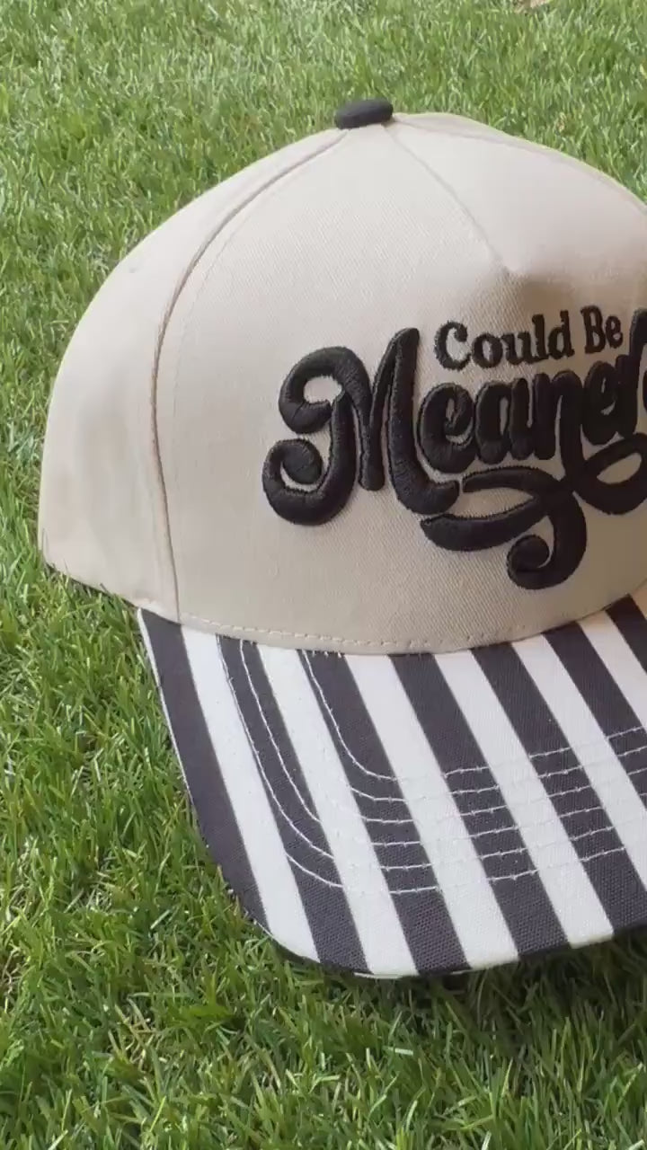 Could be Meaner canvas hat